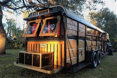 astonishingly artful horse trailer conversion