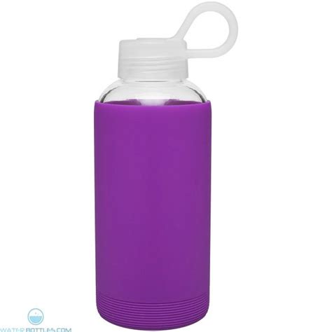 purple 16 oz h2go karma glass bottles purple