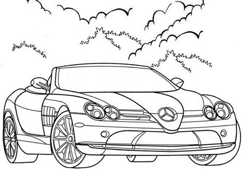 elegant convertible coloring page  kids cars coloring pages
