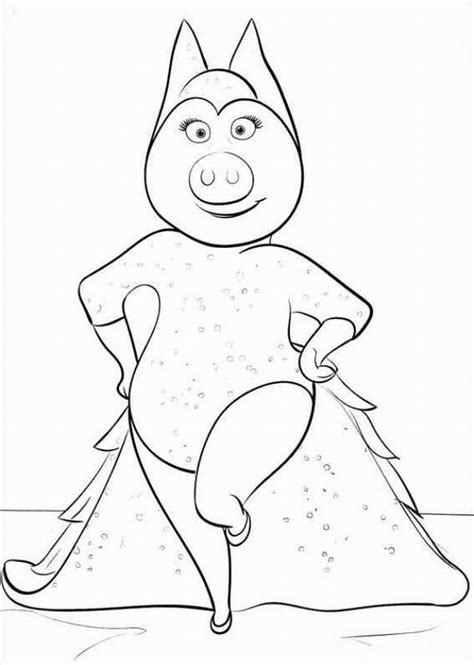 sing  coloring pages