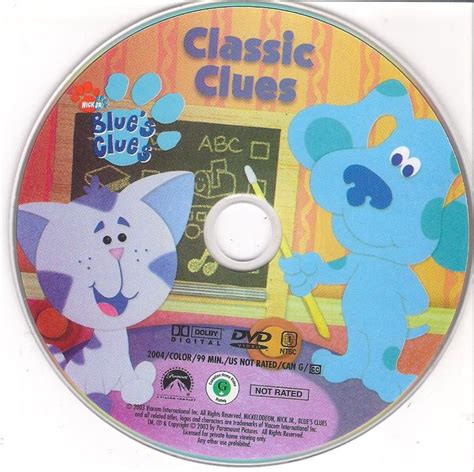 blues clues classic clues  dvd player box cover art mobygames