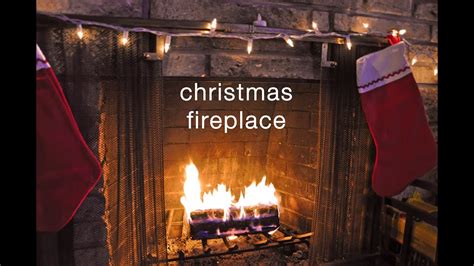 crackling fireplace christmas  relaxation video hd p youtube
