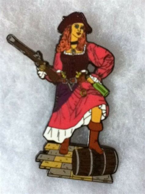 Redd The Redhead From Pirates Of The Caribbean Disneyland Fantasy Pin