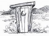 Outhouse Found sketch template