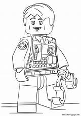 Coloring Police Lego Pages Undercover Printable Print Color Book sketch template