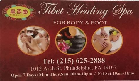 tibet healing spa    reviews massage  arch st