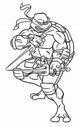 Ninja Coloring Pages Turtles sketch template