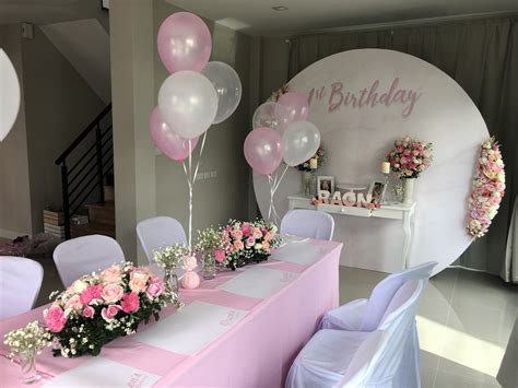 glitz party bkk gallery party idea  pink theme birthday party