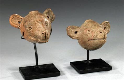early pre columbian chavin pottery ocarinas chavin north coast peru