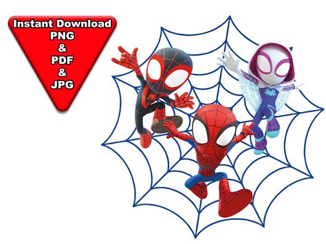 spidey   amazing friends png spidey   amazing etsy australia