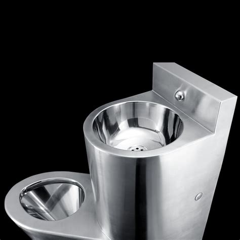 australia stainless steel combined toilet and basin