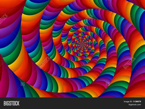 neon colored spiral image photo  trial bigstock