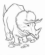 Coloring Triceratops Pages Popular sketch template