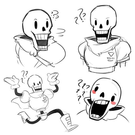 papyrus   hard  draw coloring pages undertale undertale