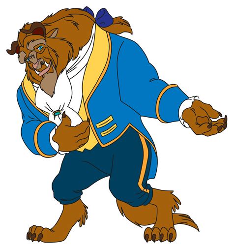 beauty   beast characters clipart   cliparts
