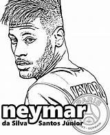 Neymar Psg Jr Germain sketch template