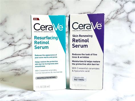 cerave retinol resurfacing  renewing retinol serum  beauty edit