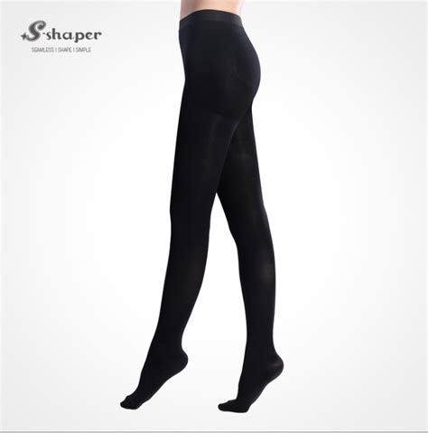 s shaper opaque women leg slimming pantyhose high quality compression