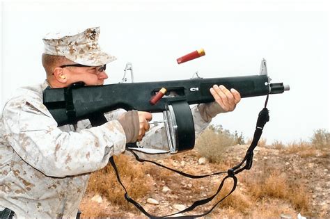 exclusive video aa machine shotgunfrag  grenade weapon system test fired defensereview