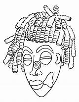 African Coloring Mask Pages Tiki Kids Drawing Flag Masks Kenya Clipart Printable Gas Colouring Culture Getcolorings Getdrawings Head Library Print sketch template