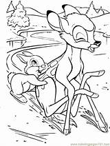 Bambi Coloring Pages Disney Color Printable Kids Book Cartoons Library Clipart Comments Sheets Thumper Colorir Desenhos Para Do Coloringhome Popular sketch template