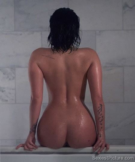 demi lovato nude naked wet behind ass celebrity leaks scandals leaked sextapes
