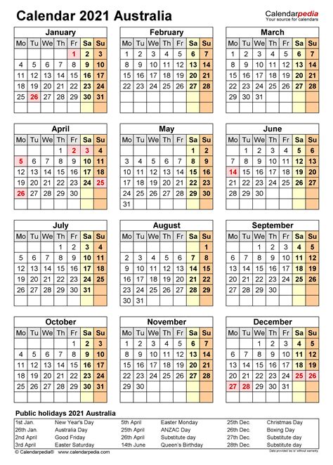 calendar  australia  holidays australia calendar