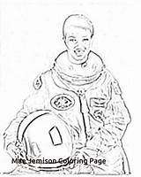 Mae Jemison Coloring Pages Astronaut First Dr Printable Female Space Color Getcolorings Print Getdrawings sketch template