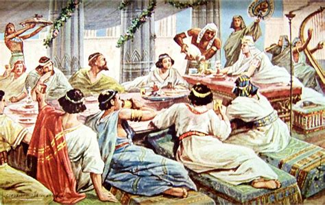 Joseph Feasting With His Brethren Genesis 43