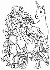 Barbie Einhorn Princess Ausmalbild Unicorn sketch template