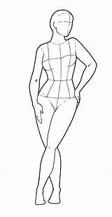 Fashion Template Illustration Croquis Plus Drawing Female Size Figure Sketch Sketches Curvy Drawings Sketching Visit sketch template