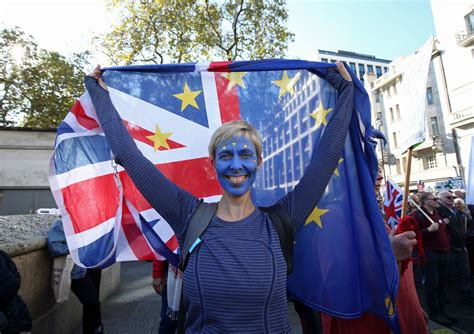 pictures thousands march  london  brexit protest oxford mail