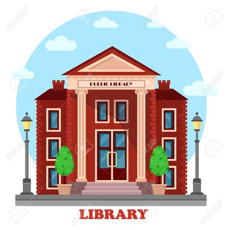 clipart library building   cliparts  images