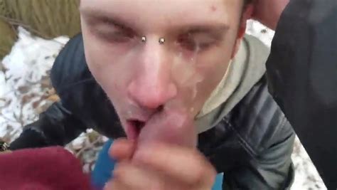 Outdoor Blowjob Facial In The Snow Gay Porn E4 Xhamster