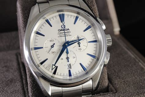 omega seamaster aqua terra automatic chronometer chronograph sold eternal elegance