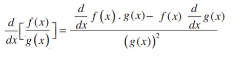 quotient rule definition formula proof solved examples