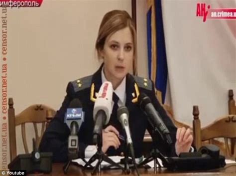 Natalia Poklonskaya Becomes Crimea S New Attorney General As High Heel