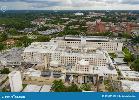 drone photo university  florida gainesville stock image image