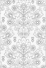 Coloring Pages Pg Scandinavian Pattern Adult Book Printable Books sketch template