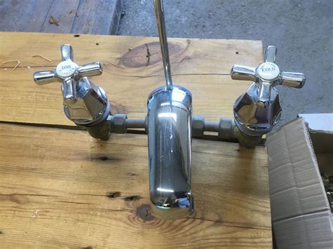 hot  cold tap set authentic reclamation
