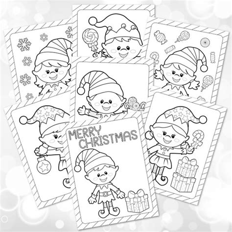 elf coloring pages mom wife busy life