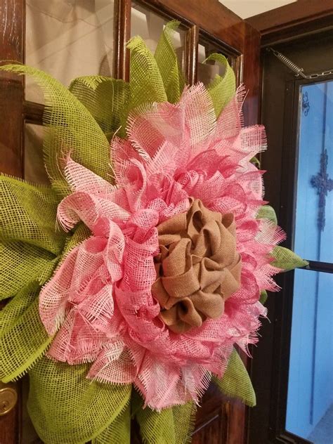 deco mesh flower wreath fabric flowers flower wreath crafts