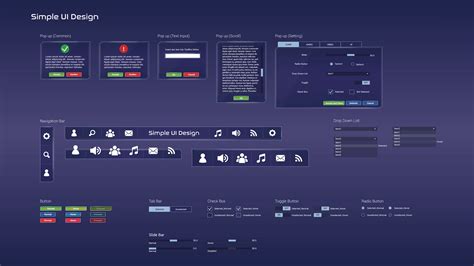 simple ui menu design widget umg  blueprints ue marketplace