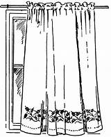 Curtain Clipart Coloring Clip Window Shower Pages Cliparts Etc Library Gif Usf Edu Small Medium Original Large Tiff Resolution Covering sketch template