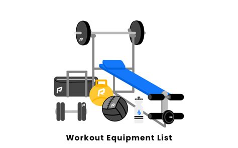 workout equipment list