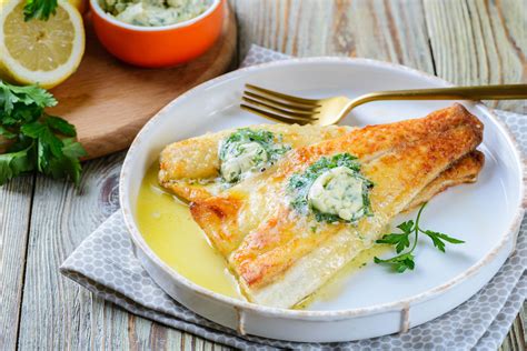 Get Fancy In A Simple Way With Sautéed Bass And Lemon Herb Butter