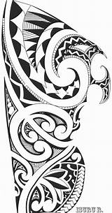 Tattoo Maori Tribal Tattoos Designs Polynesian Back Maorie Shoulder Arm Tatouages Armband Dövme Tasarımları Dövmeleri Ontwerpen Polynesische Afkomstig Van Tatoeage sketch template
