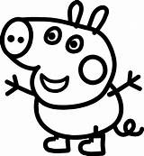 Pig Peppa Coloring Pages Baby Small Birthday Color Wecoloringpage Kids Pep Getcolorings sketch template