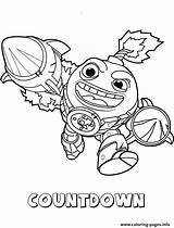Coloring Skylanders Countdown Force Swap Tech Edition First Pages Printable Color sketch template