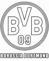 Dortmund Borussia Kolorowanka Kolorowanki Topcoloringpages Crest sketch template